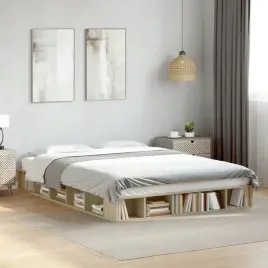 vidaxl-rama-lozka-dab-sonoma-160x200-cm-material-drewnopochodny