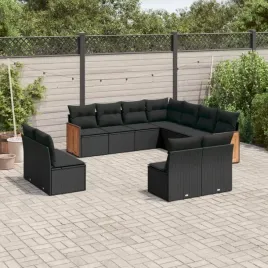vidaxl-11-cz-zestaw-wypoczynkowy-do-ogrodu-poduszki-czarny-rattan-pe