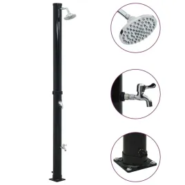 vidaxl-prysznic-solarny-czarny-220-cm-20-l