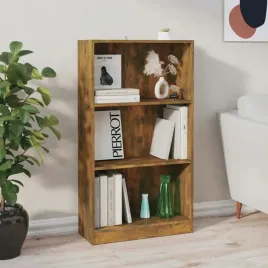 vidaxl-szafka-na-ksiazki-przydymiony-dab-60x24x109-cm