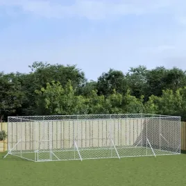 vidaxl-kojec-zewnetrzny-dla-psa-srebrny-8x4x2-m-stal-galwanizowana
