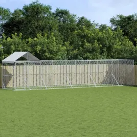 vidaxl-kojec-dla-psa-z-dachem-srebrny-10x2x25m-stal-galwanizowana