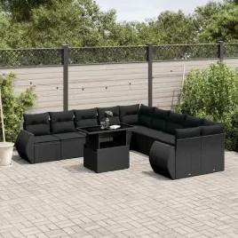 vidaxl-11-cz-zestaw-wypoczynkowy-do-ogrodu-poduszki-czarny-rattan-pe