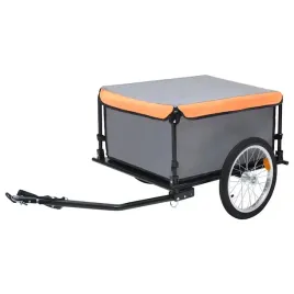 vidaxl-transportowa-przyczepa-rowerowa-szaro-pomaranczowa-65-kg
