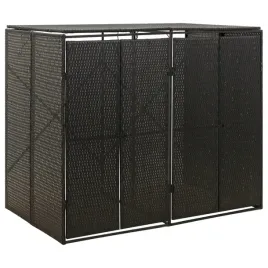 vidaxl-oslona-na-2-kosze-na-smieci-czarna-140x80x117-cm-polirattan
