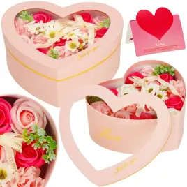 mydlane-roze-24-szt-flower-box-zestaw-kwiatow-w-pudelku-serce-rozowe
