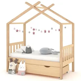 vidaxl-rama-lozka-dzieciecego-z-szuflada-sosnowa-70x140-cm