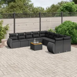 vidaxl-11-cz-zestaw-wypoczynkowy-do-ogrodu-poduszki-czarny-rattan-pe