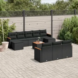 vidaxl-11-cz-zestaw-wypoczynkowy-do-ogrodu-poduszki-czarny-rattan-pe