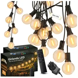 girlanda-ogrodowa-swietlna-20m-20x-zarowka-led-e12-pilot-sciemniana-lancuch