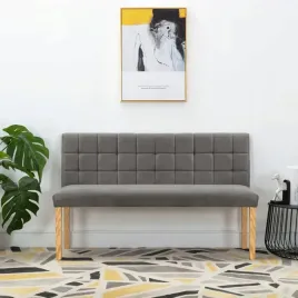 vidaxl-lawka-140-cm-szara-tapicerowana-aksamitem