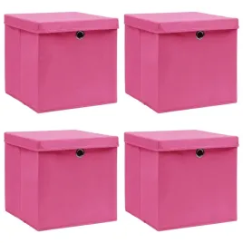 vidaxl-pudelka-z-pokrywami-4-szt-rozowe-32x32x32-cm-tkanina