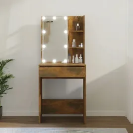 vidaxl-toaletka-z-led-przydymiony-dab-60x40x140-cm