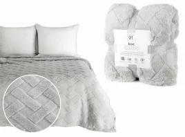 koc-pled-170x210-design91-mikrofibra-flano-efekt-3d-caro-srebrny