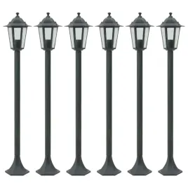 vidaxl-lampy-ogrodowe-110-cm-e27-aluminium-ciemnozielone-6-szt