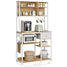 regal-kuchenny-z-gniazdkami-szuflada-haki-100-cm-bialo-debowy