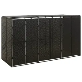 vidaxl-oslona-na-3-kosze-na-smieci-czarna-207x80x117-cm-polirattan