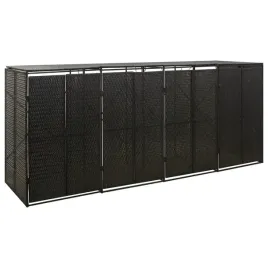 vidaxl-oslona-na-4-kosze-na-smieci-czarna-274x80x117-cm-polirattan