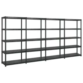 vidaxl-regal-5-poziomowy-czarny-340x40x185-cm-plastik