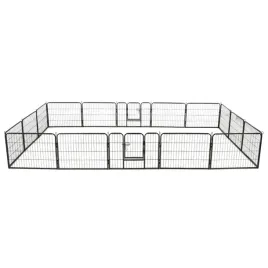 vidaxl-kojec-dla-psow-16-paneli-stalowy-60-x-80-cm-czarny