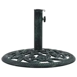 vidaxl-podstawa-pod-parasol-zielona-9-kg-40-cm-zeliwo