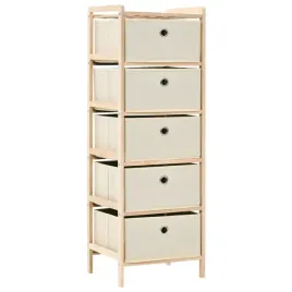 vidaxl-regal-z-5-koszami-z-tkaniny-drewno-cedrowe-bezowy