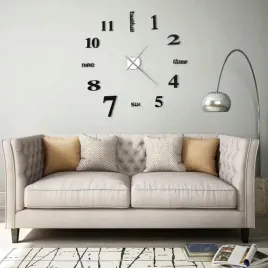 vidaxl-zegar-scienny-3d-nowoczesny-design-100-cm-xxl-czarny
