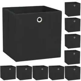 vidaxl-pudla-do-przechowywania-z-wlokniny-10-szt-32x32x32cm-czarne