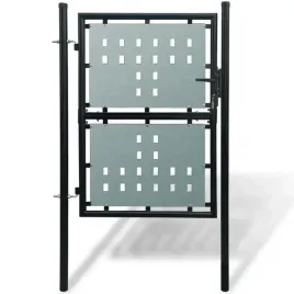 vidaxl-brama-ogrodzeniowa-czarna-100-x-200-cm
