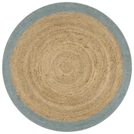 vidaxl-recznie-wykonany-dywanik-juta-oliwkowozielona-krawedz-90-cm