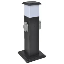 vidaxl-slupek-ogrodowy-z-gniazdkami-i-lampa-czarny