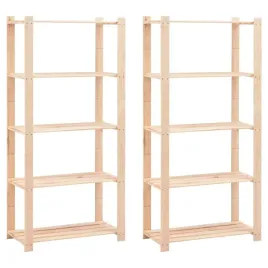vidaxl-regaly-z-5-polkami-2-szt-80x38x170-cm-sosna-250-kg