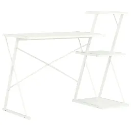 vidaxl-biurko-z-polka-biale-116x50x93-cm