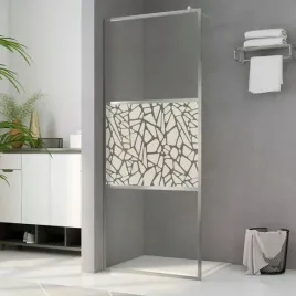 vidaxl-scianka-prysznicowa-szklo-esg-wzor-w-kamienie-115-x-195-cm