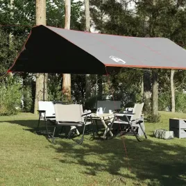 vidaxl-plachta-biwakowa-szaro-pomaranczowa-420x440-cm-wodoszczelna