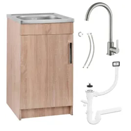szafka-kuchenna-50x40-dab-sonoma-zlewozmywak-bateria-wysoka-oliwka-syfon