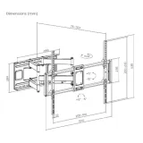 gembird-uchwyt-scienny-do-telewizora-60-120-stan-nowy