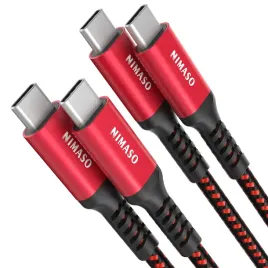 2x-kabel-usb-c-nimaso-2m-60w-3a-szybkie-ladowanie-pleciony-nylon-czerwony