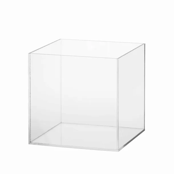Pojemnik, kostka, kubik 25x25x25 cm, plexi 4 mm
