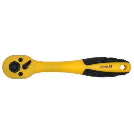 grzechotka-wygieta-vorel-53575-crv-1-4-155mm-powlekana-pp-72zeby-zolta