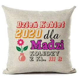 dekoracyjna-poszewka-lniana-dzien-kobiet-prezent-klasowy-dla-niej-imie