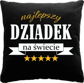 czarna-poduszka-na-dzien-dziadka-prezent-dla-dziadka-imie-i-twoj-tekst