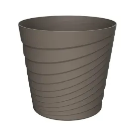 donica-doniczka-okragla-toscana-brazowa-struktura-o30-cm
