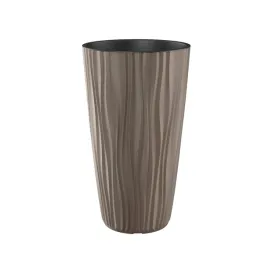 donica-okragla-z-wkladem-etna-braz-mala-prazkowana-pionowo-o28cm-50cm