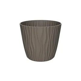 donica-doniczka-okragla-sahara-prazkowana-pionowo-kolor-brazowy-o14cm