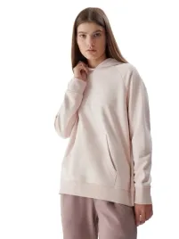 bluza-damska-z-kapturem-4f-kremowa-4faw23tswsf0765