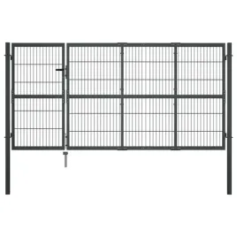 vidaxl-brama-ogrodzeniowa-ze-slupkami-stal-350-x-120-cm-antracytowa