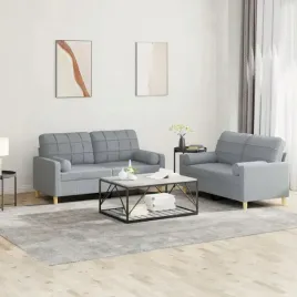 vidaxl-2-cz-komplet-wypoczynkowy-z-poduszkami-jasnoszary-tkanina