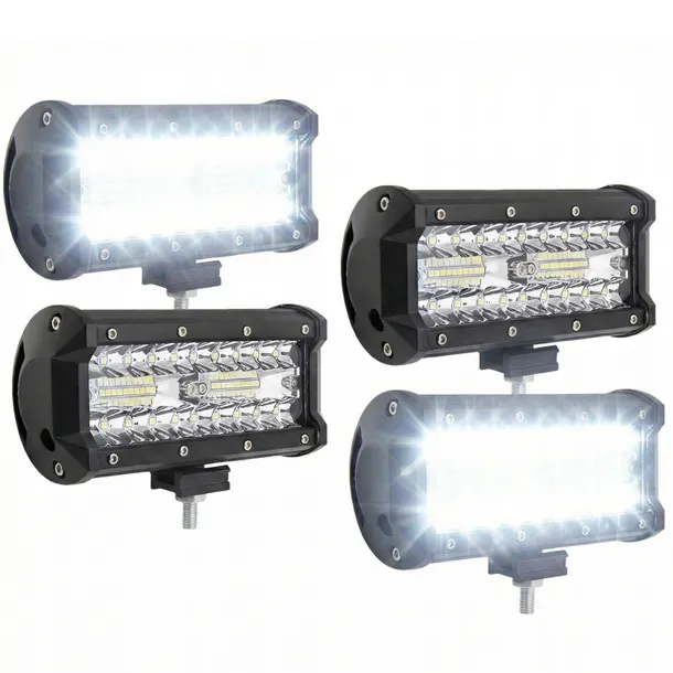 ZESTAW 4x MOCNA LAMPA ROBOCZA 120W 40 LED ledbar szperacz HALOGEN 12V 24V