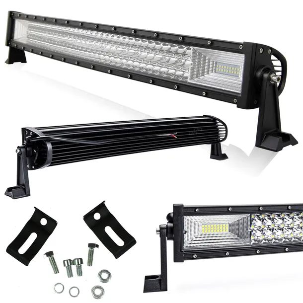 LAMPA ROBOCZA DALEKOSIĘŻNA 80cm ŁUK 405W 135 LED 32" LEDBAR OFFROAD 12V 24V